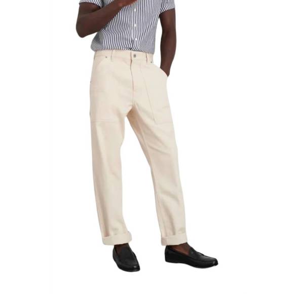 NEW ALEX MILL painter pants in natural - Picture 1 of 6